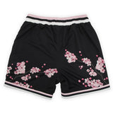 Black Cherry Blossom Shorts